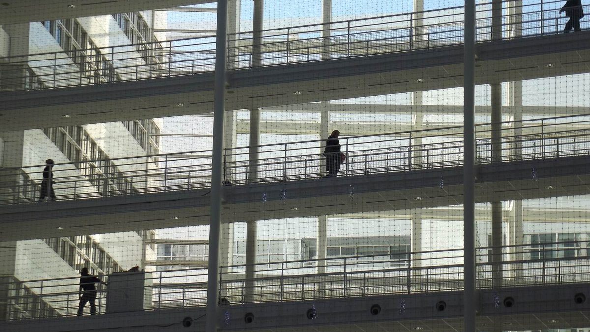 Atrium van het Haagse stadhuis, archiefbeeld buiten de hackwedstrijd