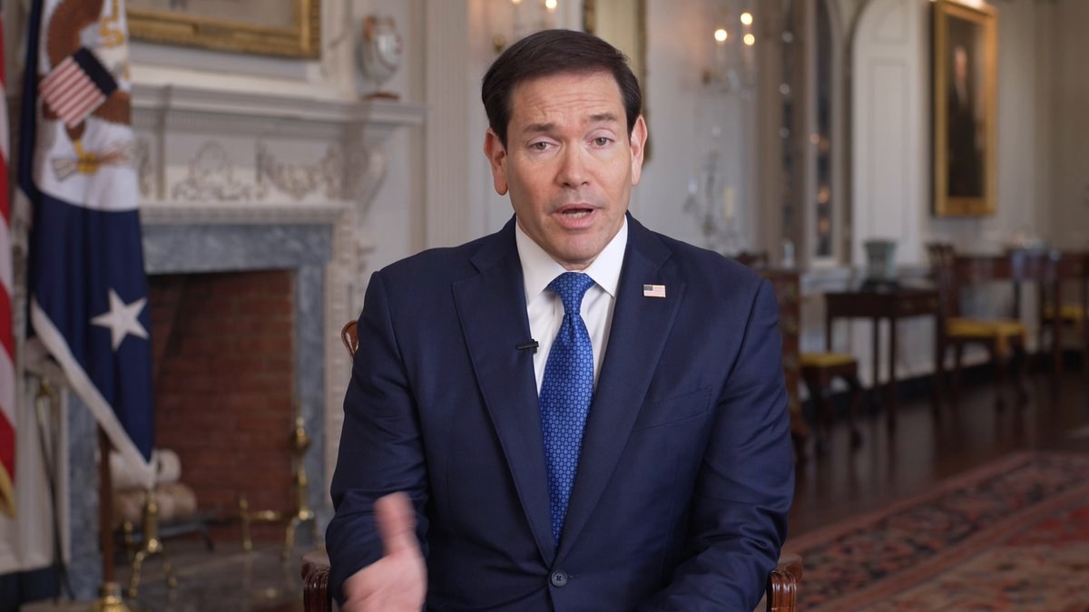 Marco Rubio spreekt in zijn officiële videoboodschap over de Amerikaanse soevereiniteit en het Internationaal Strafhof